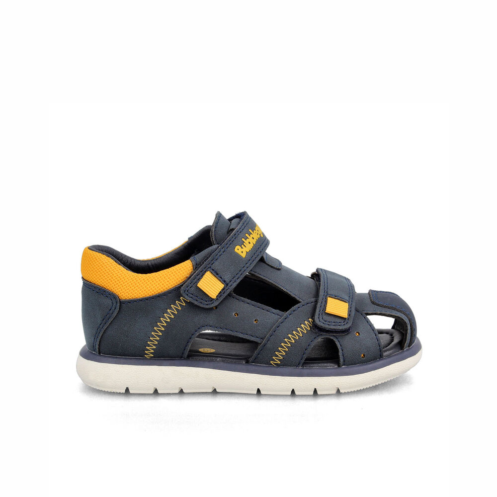 Zapatilla Niño Bubblegummers Dexter Azul Marino - Amarillo image number 4.0